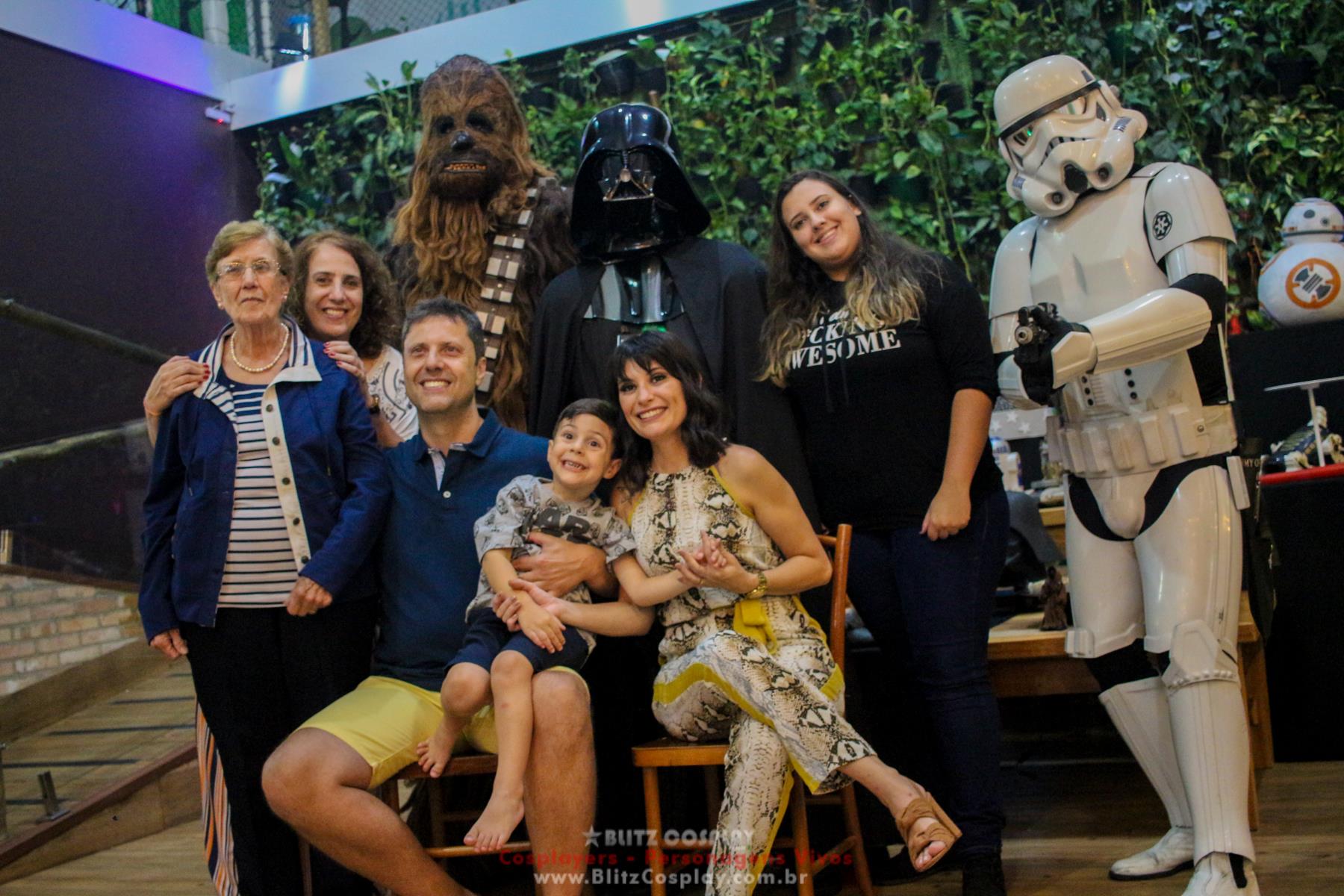 Darth Vader personagens vivos para festas