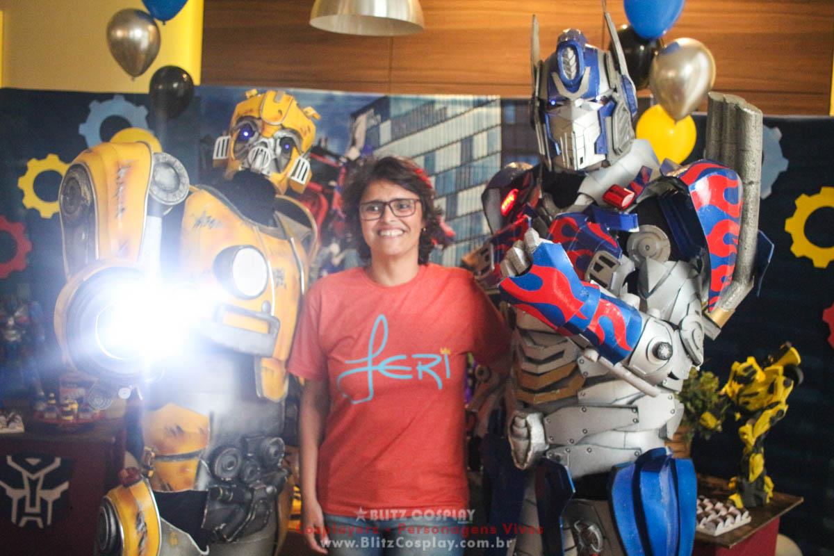 Transformers Personagens Vivos Para Festas.