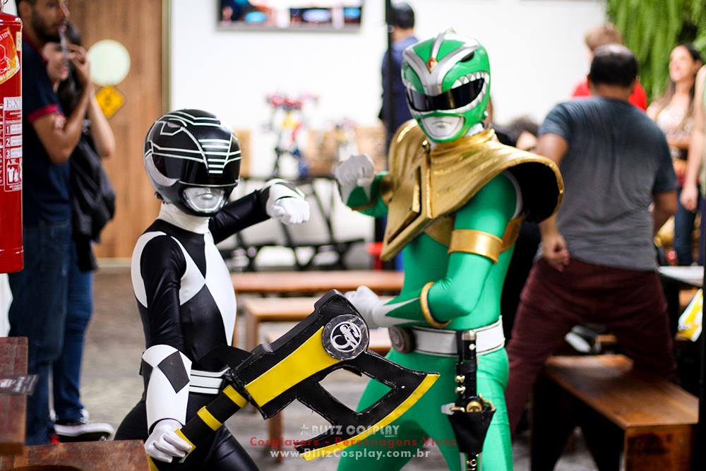 Power Rangers personagens vivos 