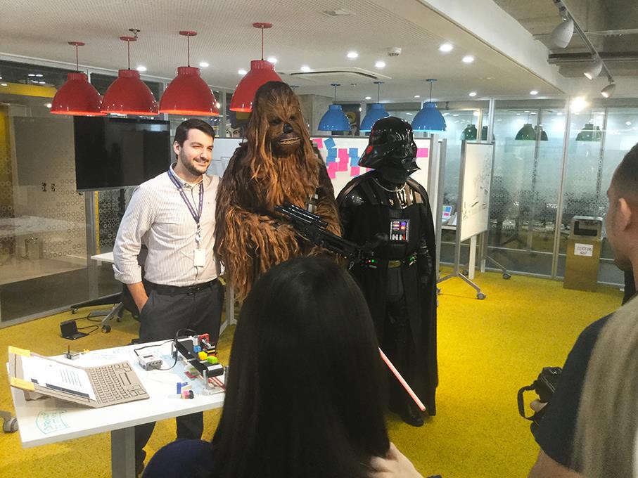 Star Wars personagem vivo para eventos