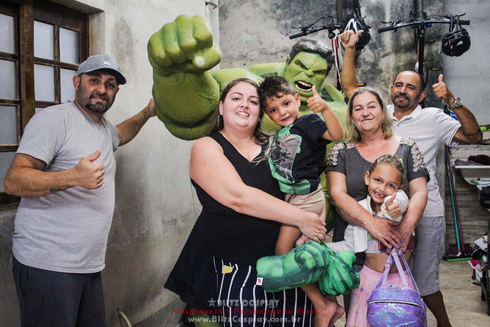 Hulk Personagem Vivo Para Festas e Eventos.