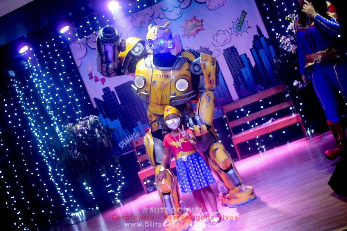 Bublebee Personagem Vivo Para Festas e Eventos.