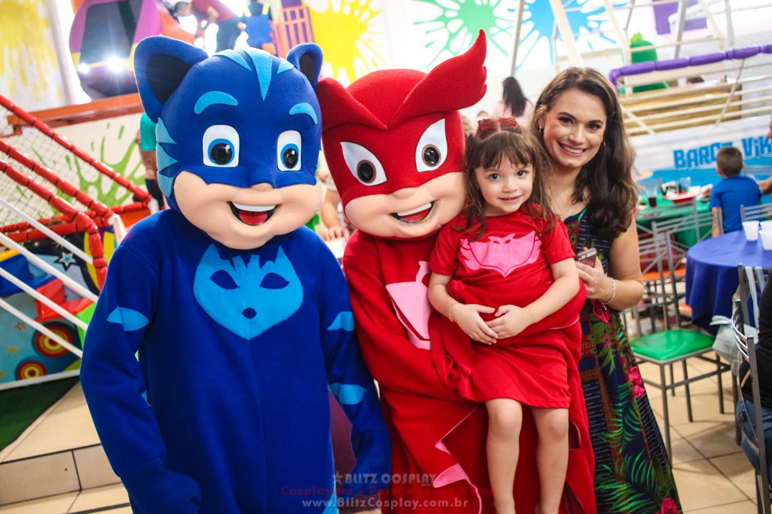 Pjmask Personagem Vivo Para Festas