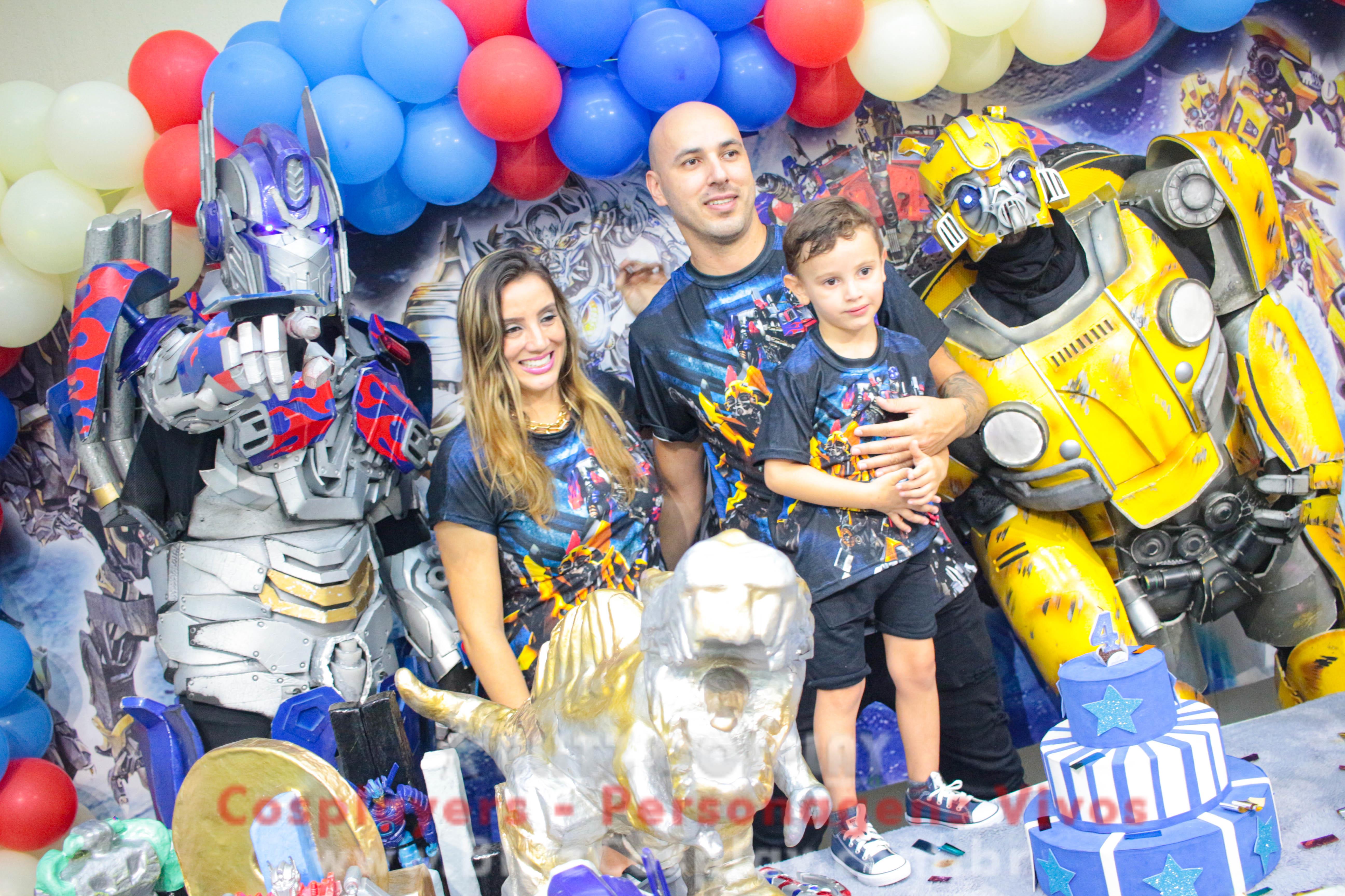 Transformers Personagem Vivo Para Festas e Eventos 