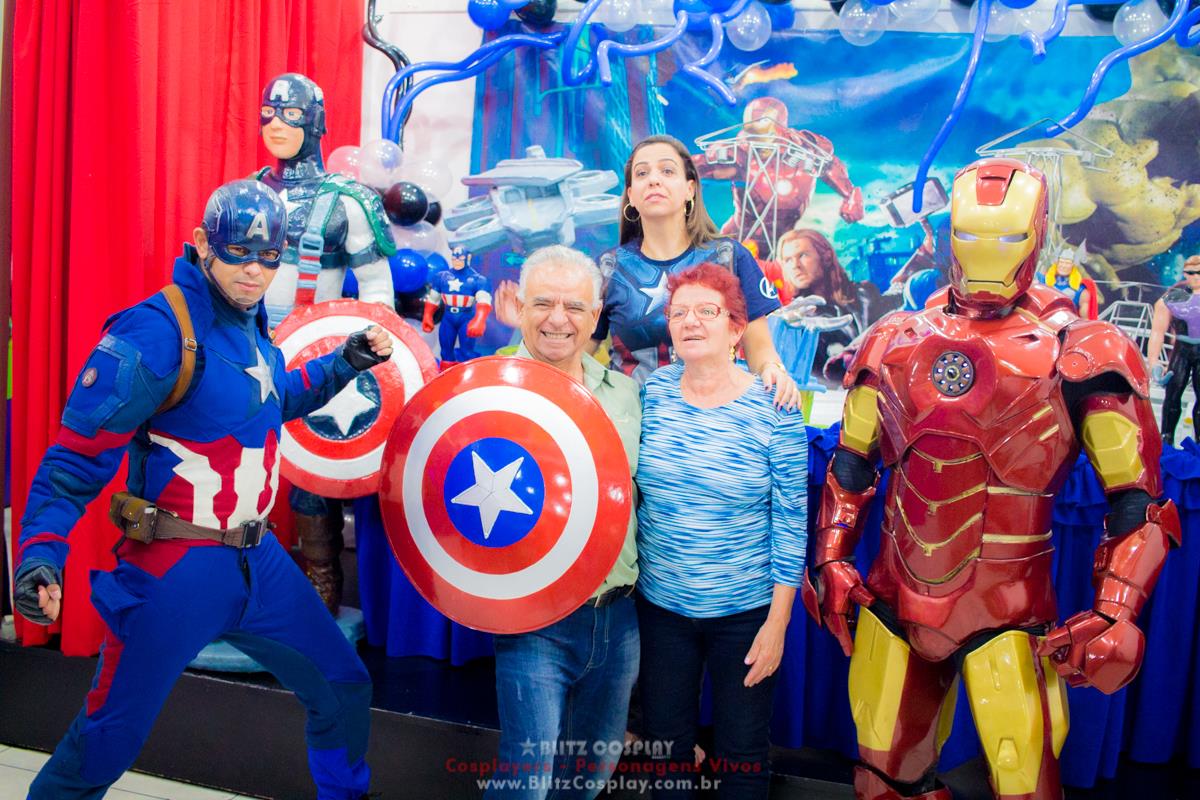 Homem de ferro personagem para eventos