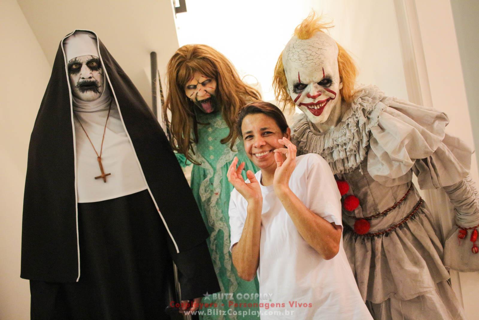 Terror Personagens Vivo Para Festas e Eventos.