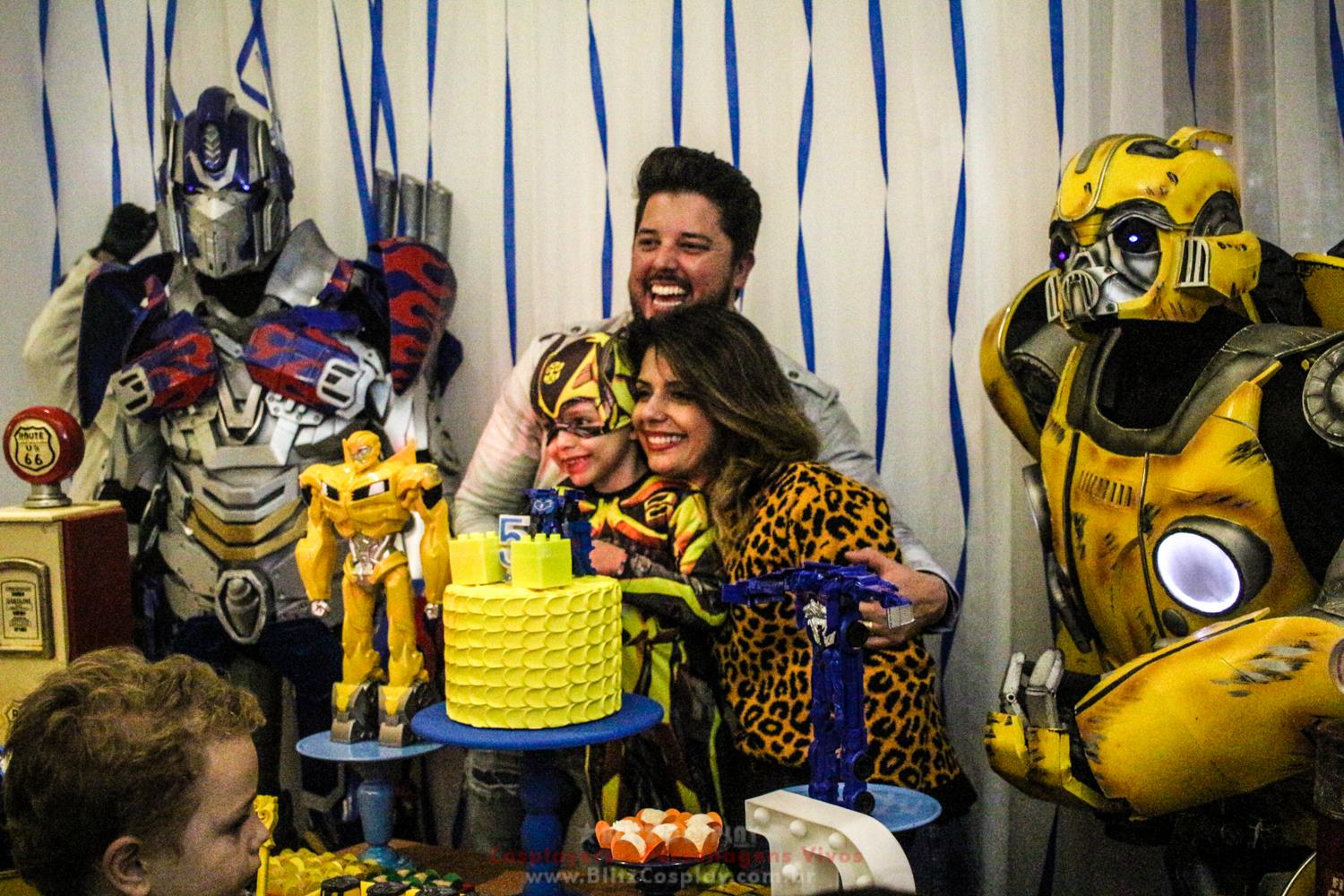 Transformers Personagem Vivo Para Festas.