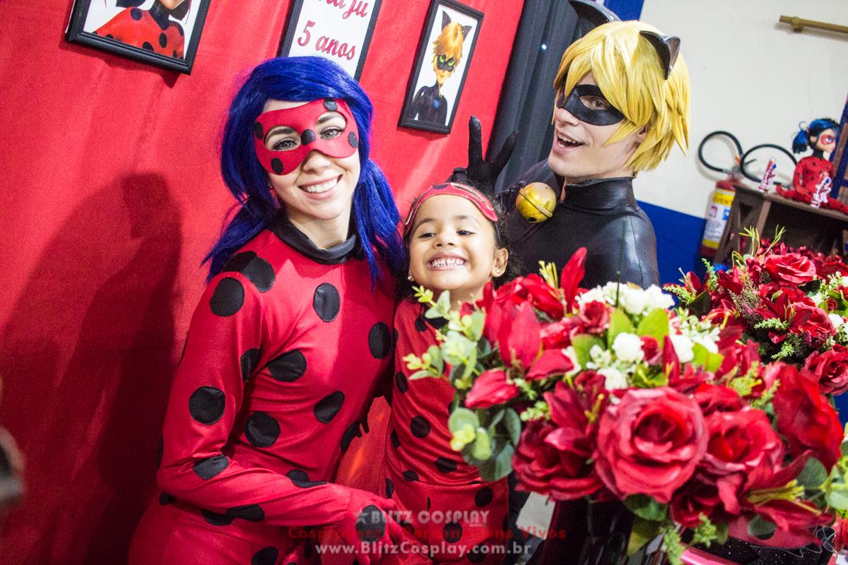Personagens Vivos Ladybug Para Aniversários