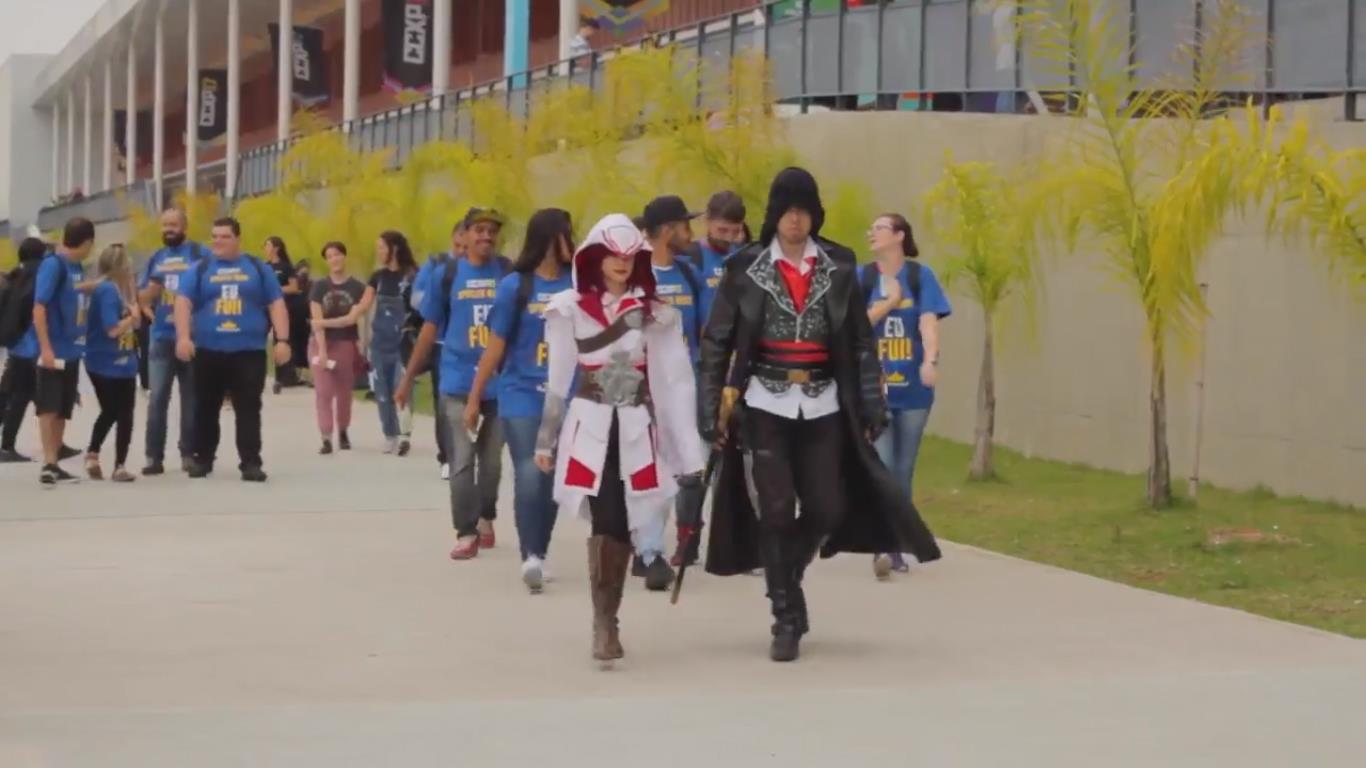 Assasin's Creed Personagem vivo para eventos