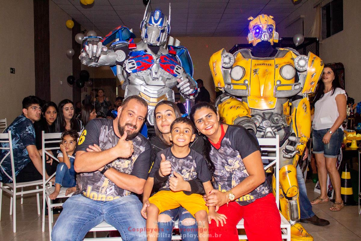 Transformers Personagens Vivos Para Festas.