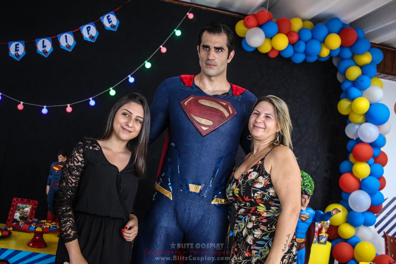 SuperMan Personagem Vivo Para Festas.