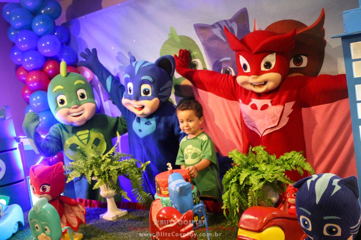 PJ Masks Personagens Vivos Para Festas.
