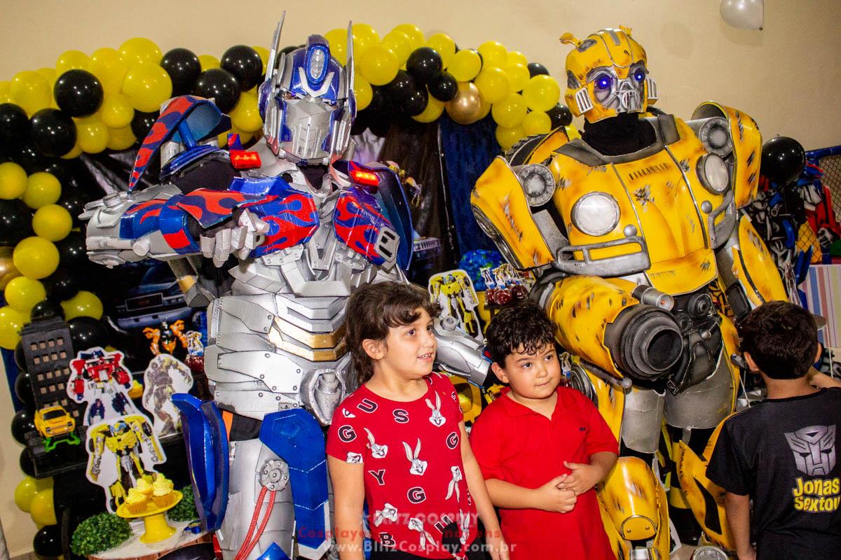Transformers Personagens Vivos Para Festas.