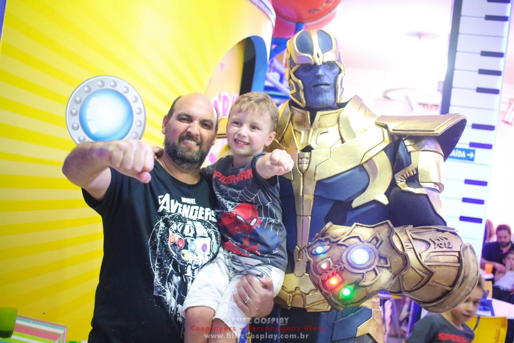 Thanos Personagem vivo para festa e eventos