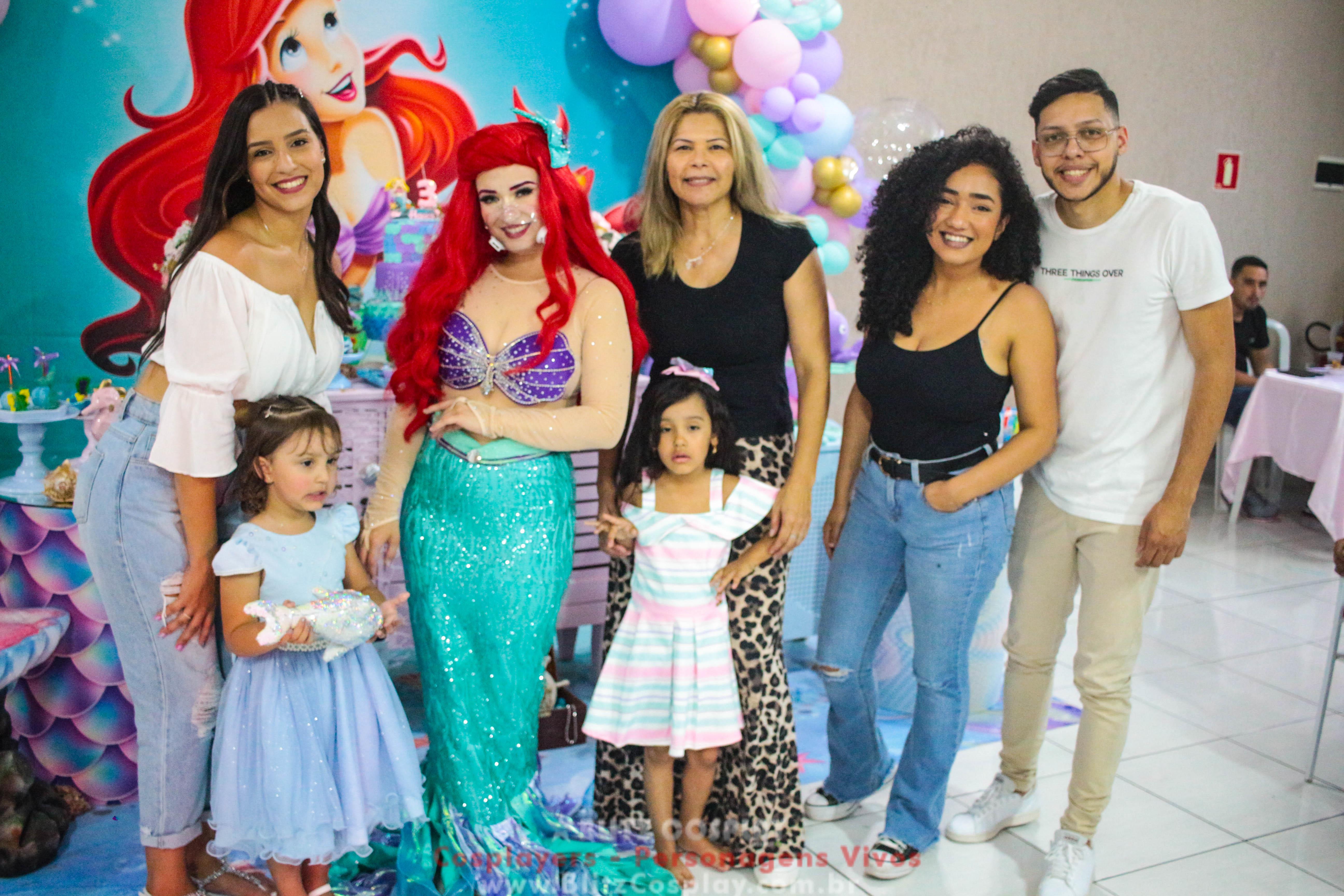 Ariel Personagem Vivo Para Festa e Eventos.