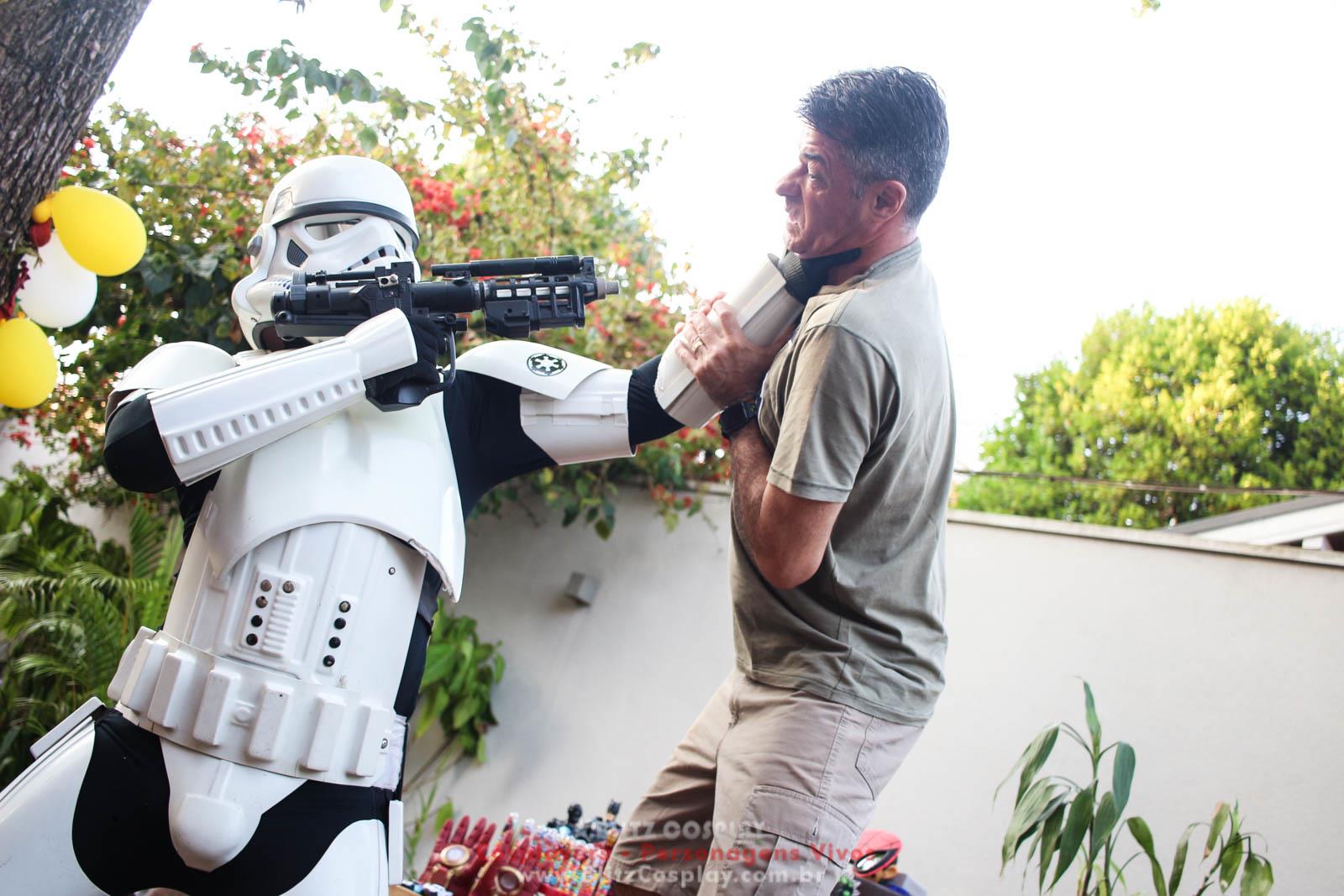 StarWars Personagem Vivo Para Festas e Eventos.