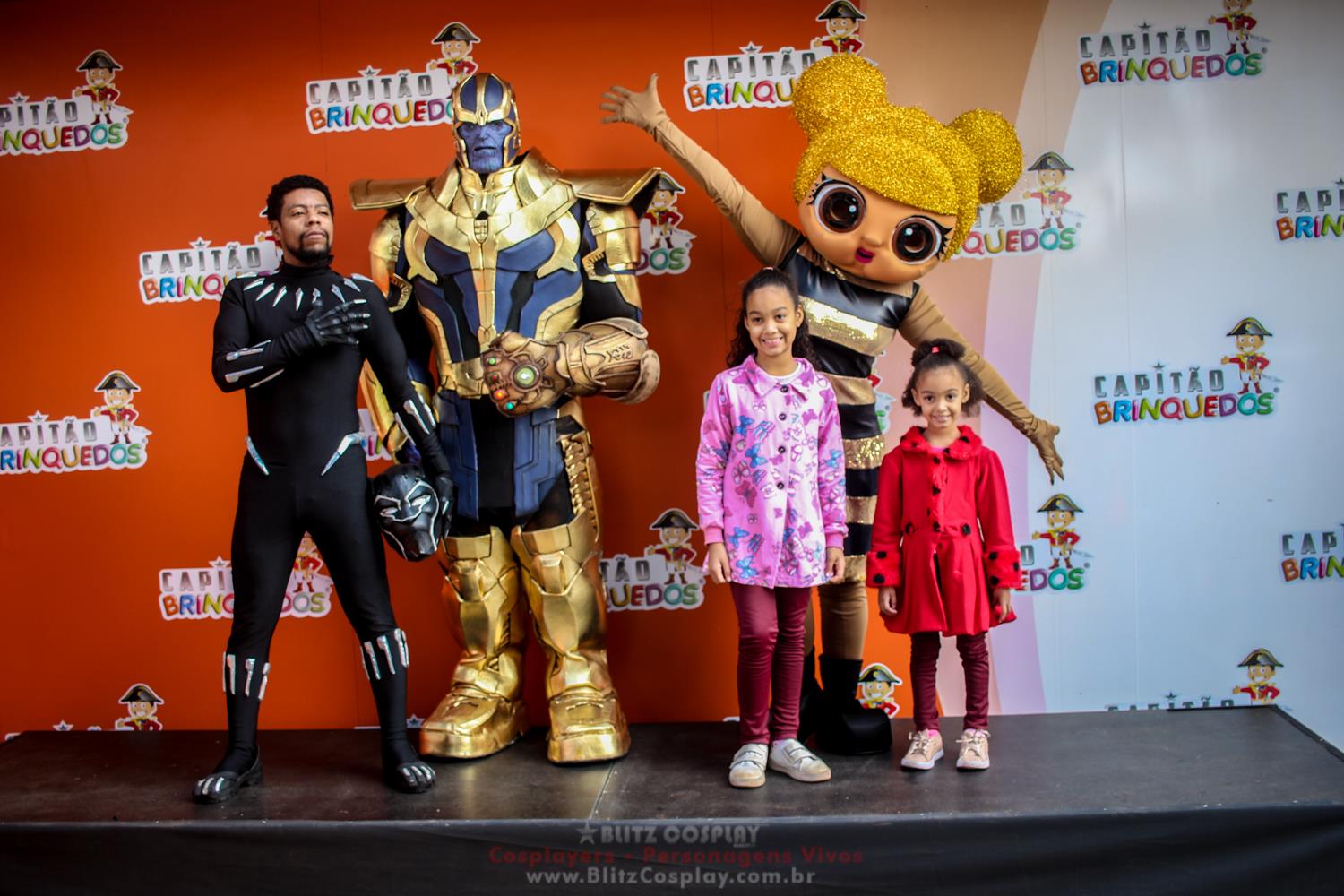 Cosplayers Para Eventos no Capitão Brinquedo 