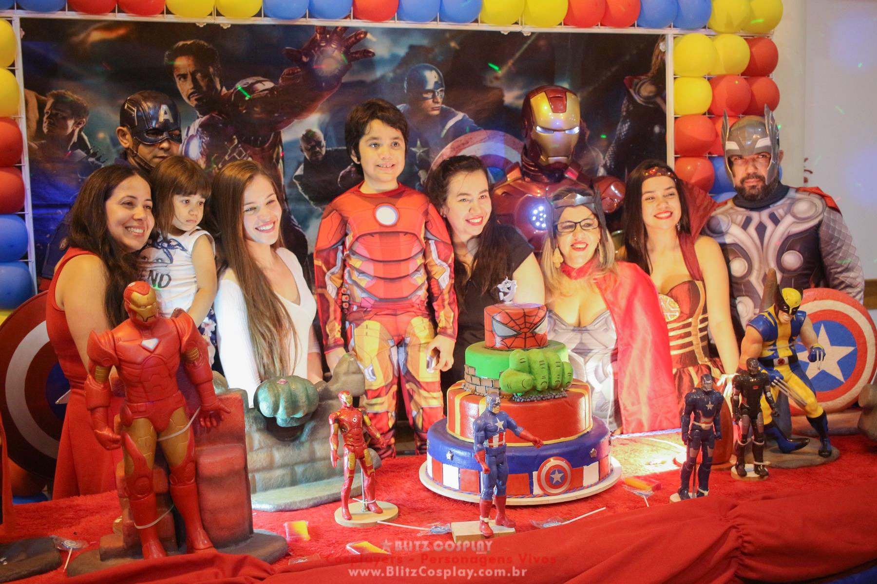 Homem de ferro personagem para festas