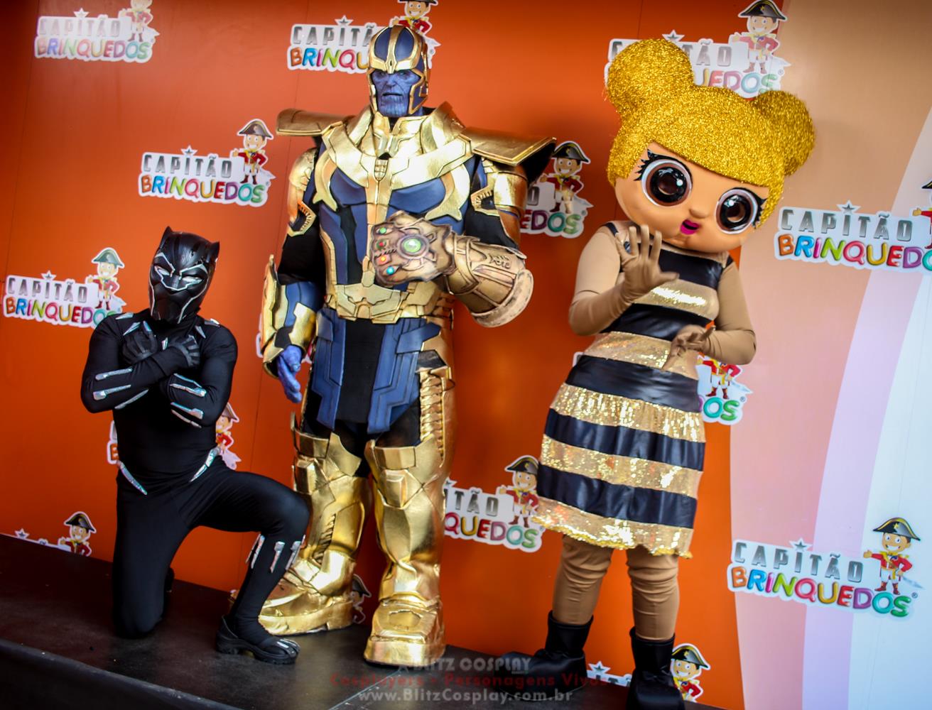 Cosplayers Para Eventos no Capitão Brinquedo 