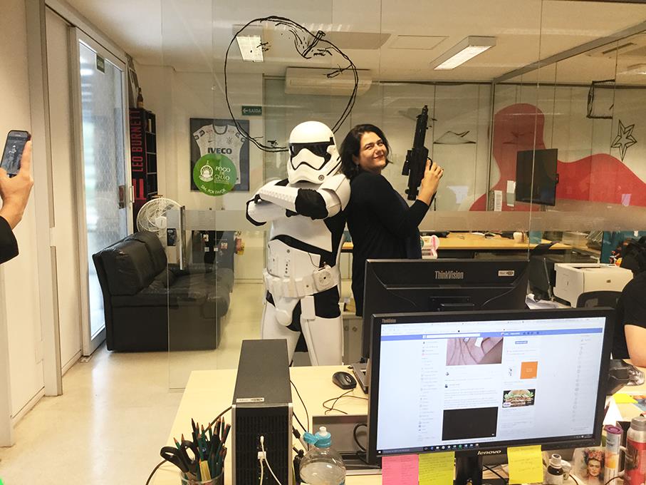 Stormtrooper personagens vivos para eventos