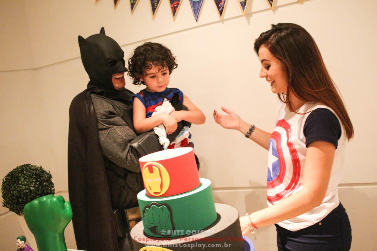 Batman Personagem Vivo Para Festas.