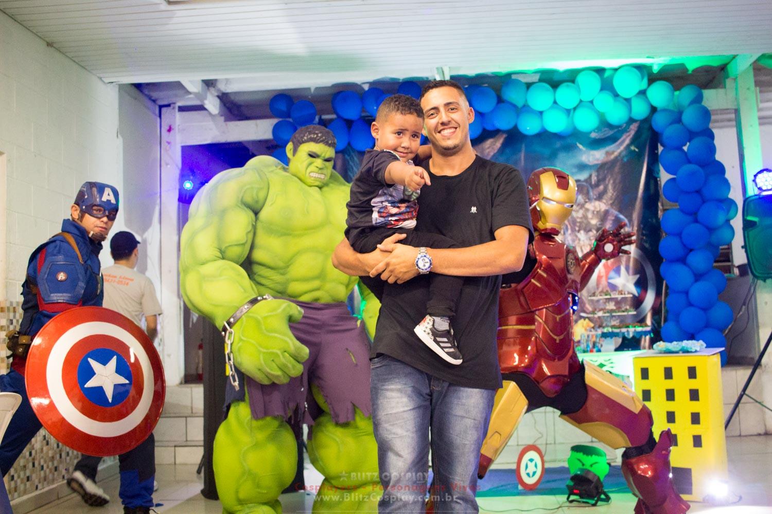 Capitão America Personagem vivo