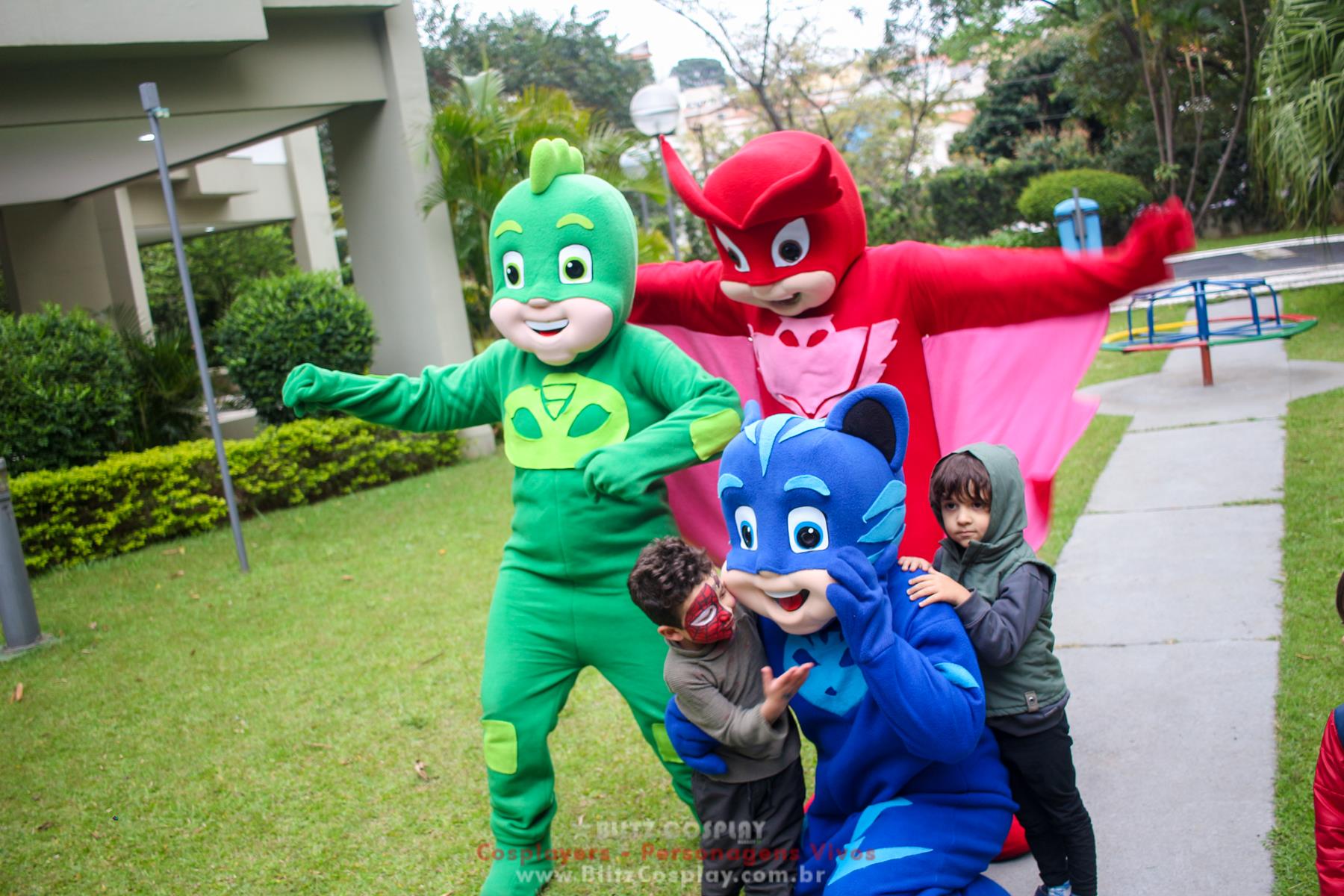 PJ Masks Personagens Vivos Para Festas. 