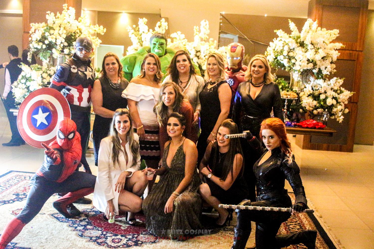 Os Vingadores Personagem Vivo Para Festas.