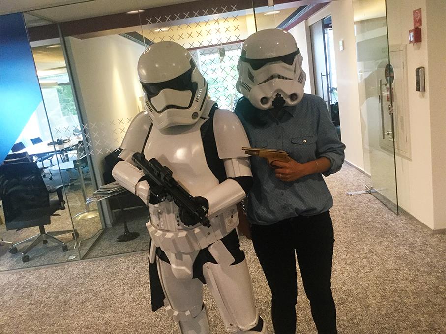 Stormtrooper personagens vivos para eventos