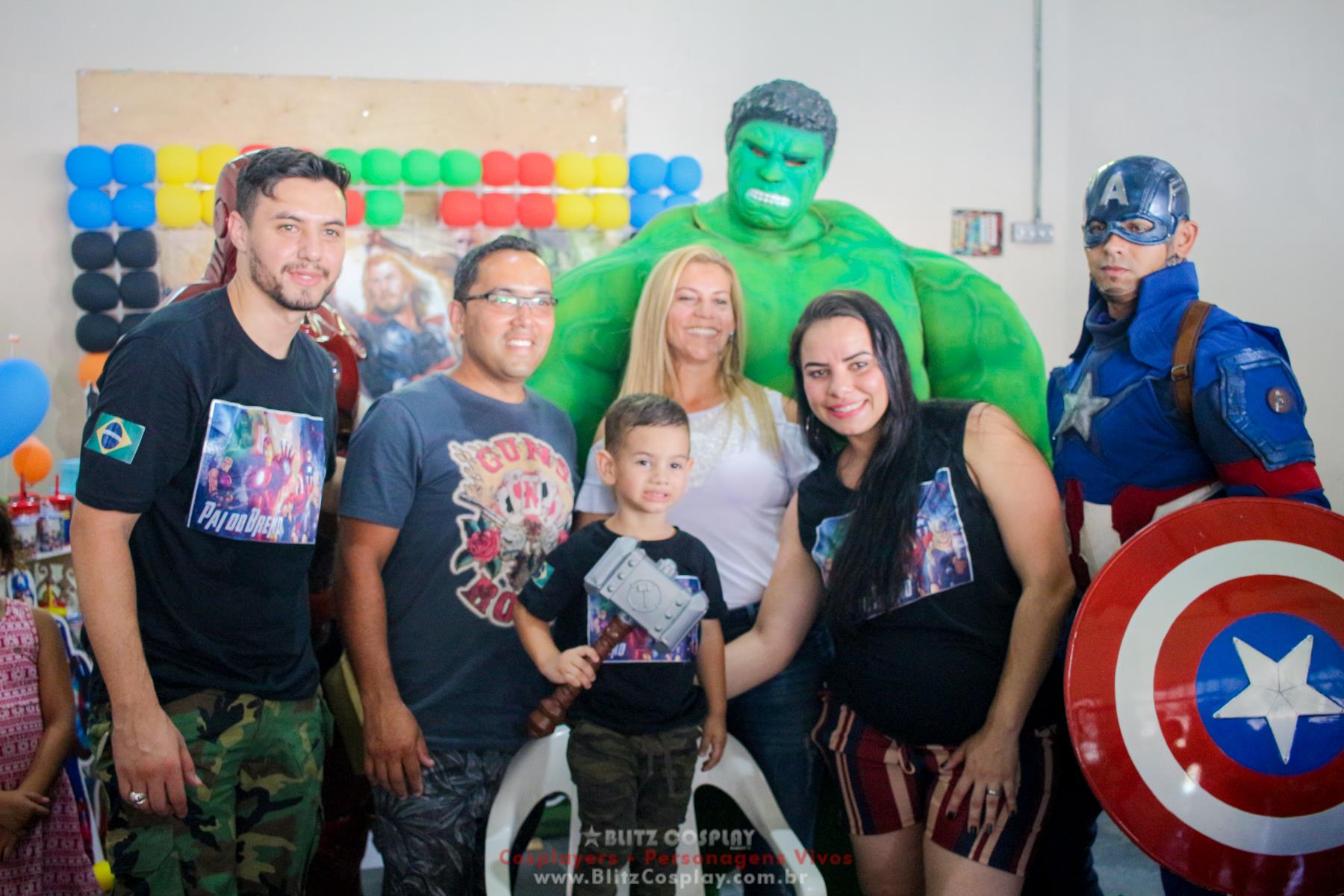 Hulk Personagem vivo para festas e eventos