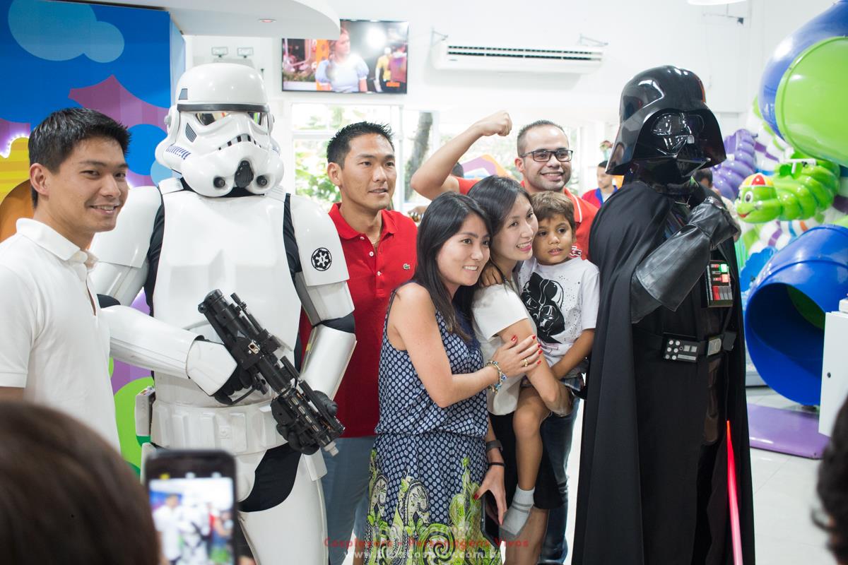 Star Wars Personagens vivos para aniversário