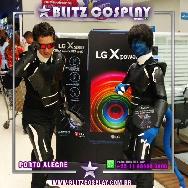 X MEN personagens vivos para eventos