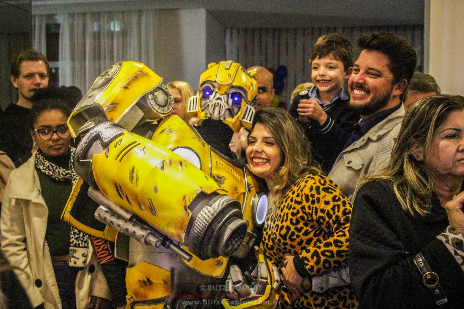 Transformers Personagem Vivo Para Festas.