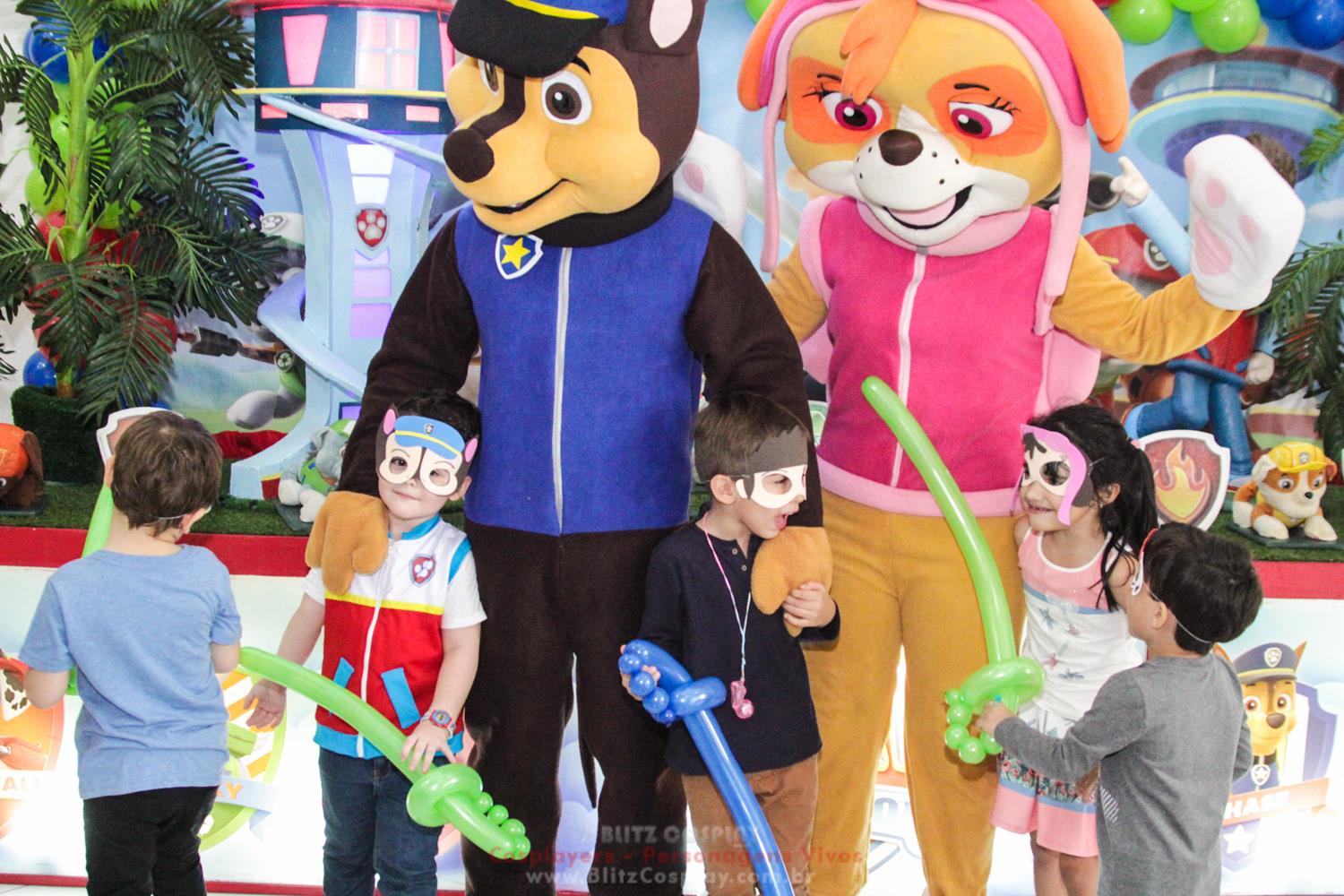 Patrulha Canina Personagem Vivo