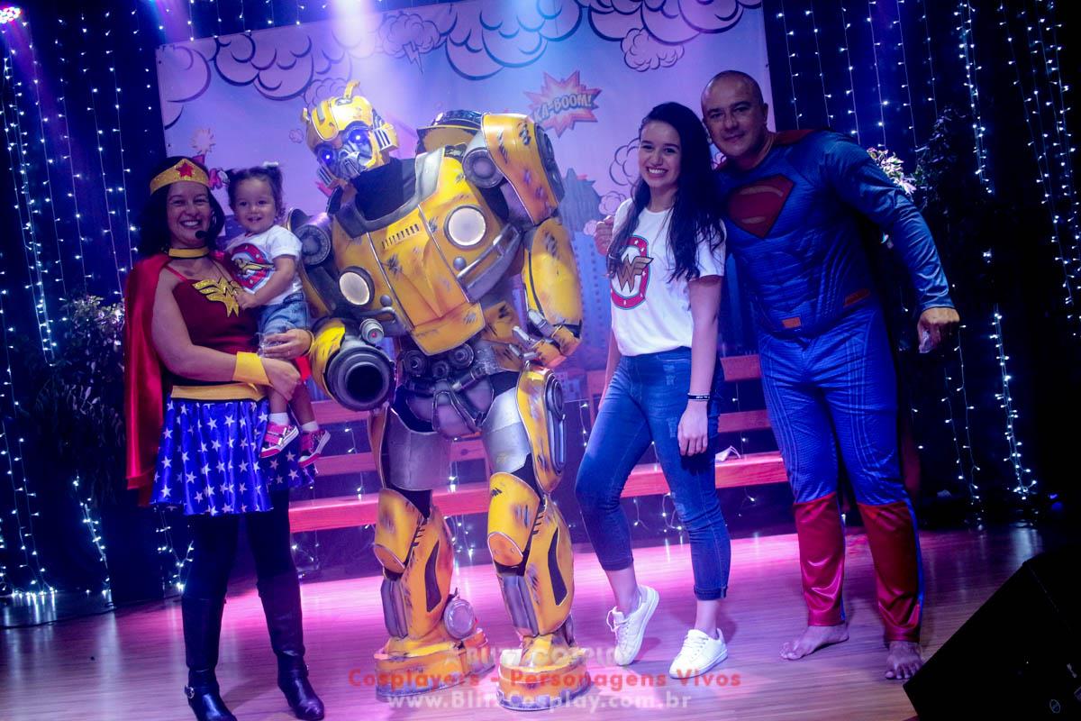 Bublebee Personagem Vivo Para Festas e Eventos.