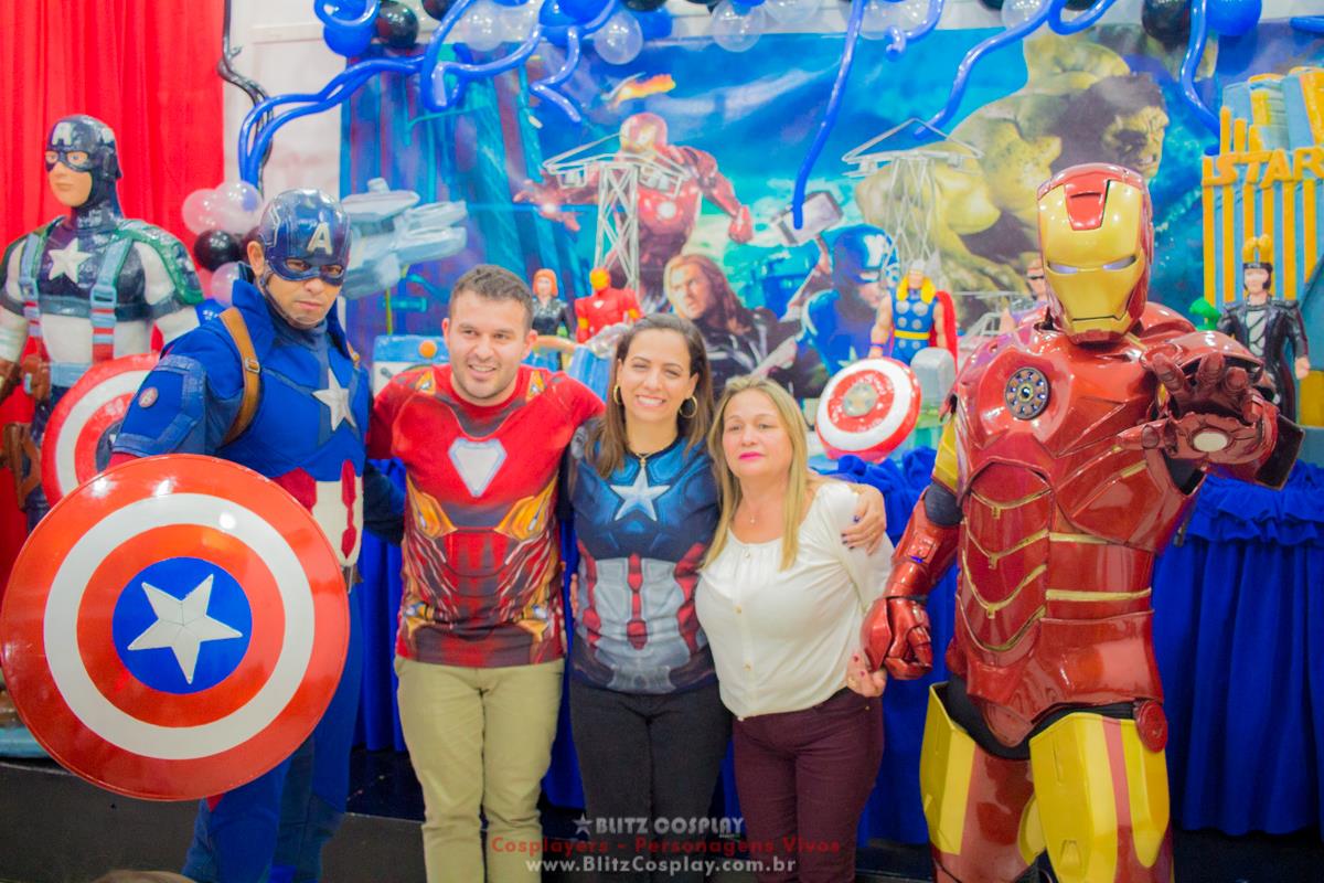 Homem de ferro personagem para eventos