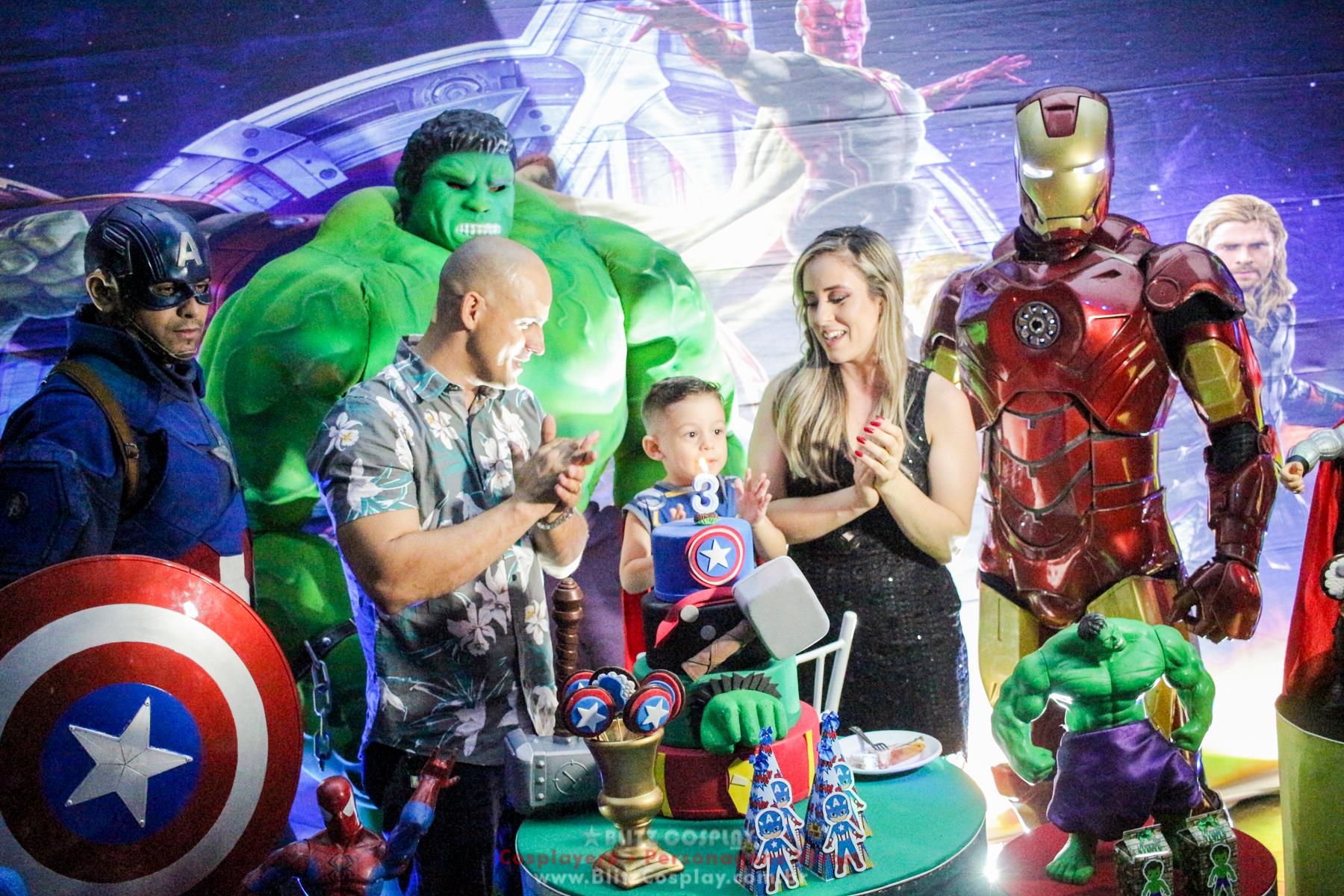 Hulk Personagem vivo para festas e eventos