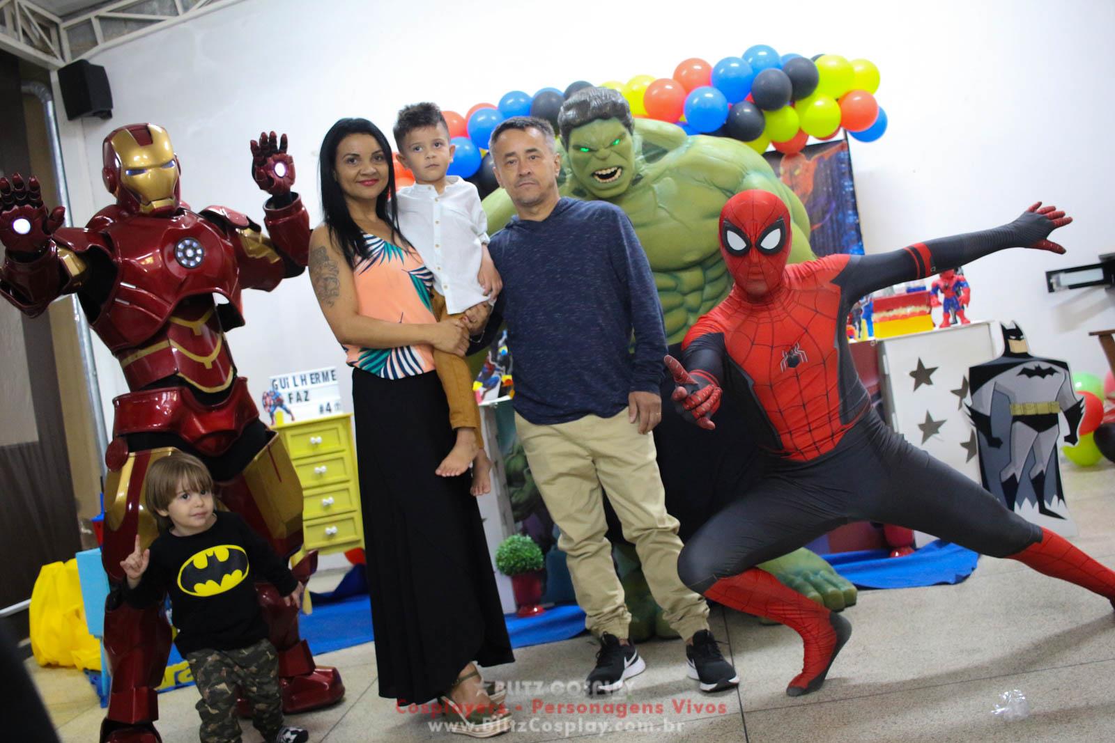 Hulk Personagem Vivo Para Festas e Eventos.