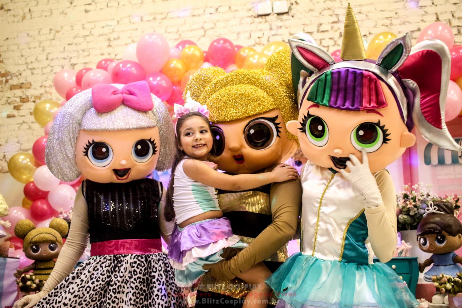 Lol Surprise Personagem Vivo Para Festas.