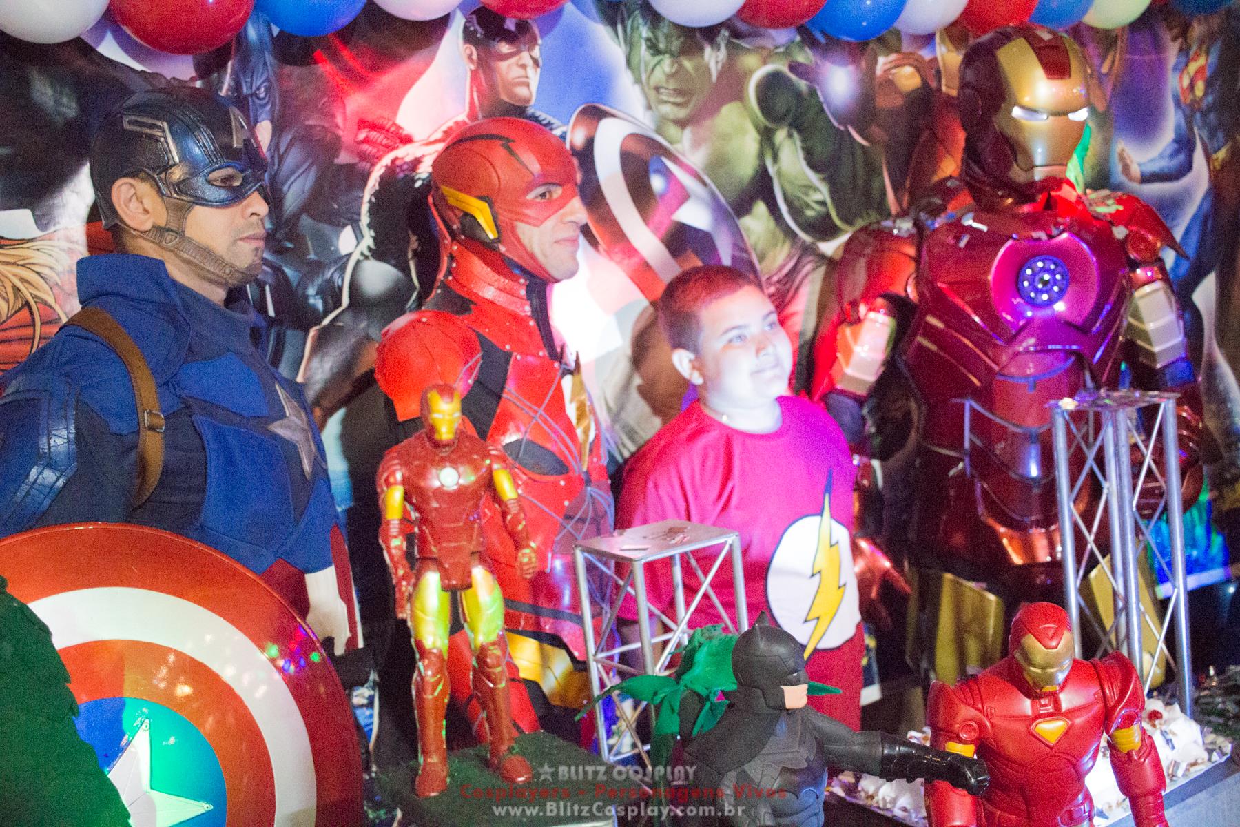 Flash personagem vivo para festas e eventos