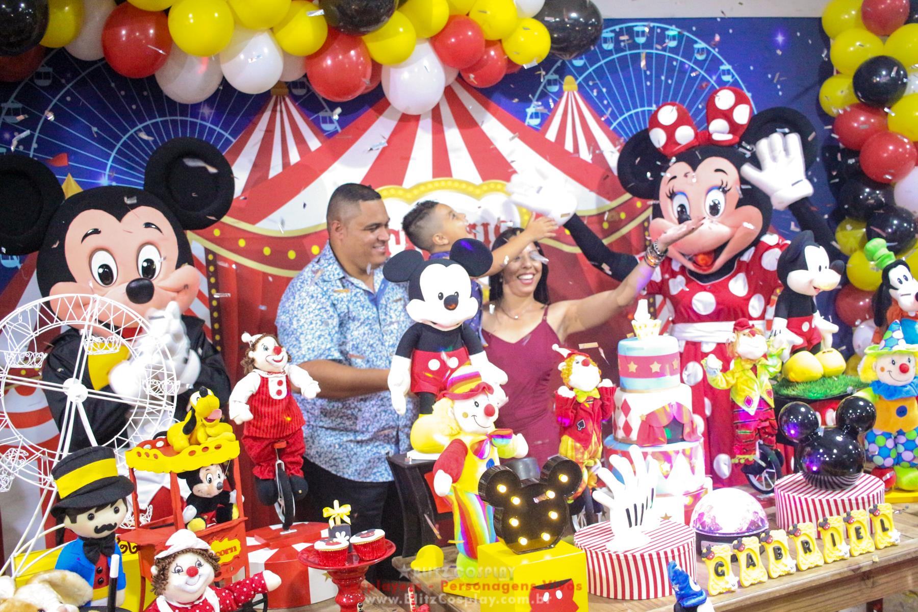 Mickey personagem vivo para festas