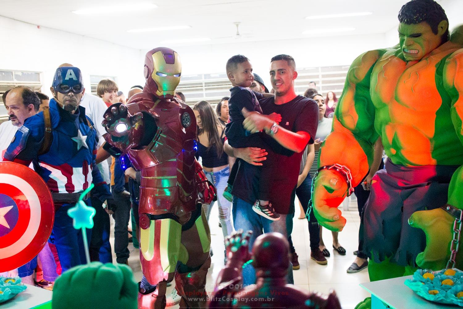 Capitão America Personagem vivo