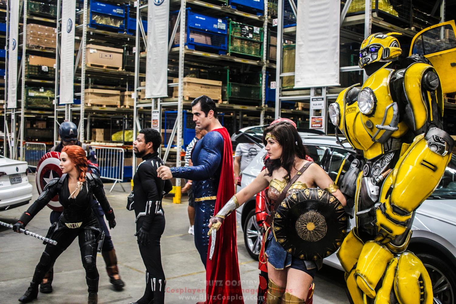 Heróis Personagens Vivos para Eventos