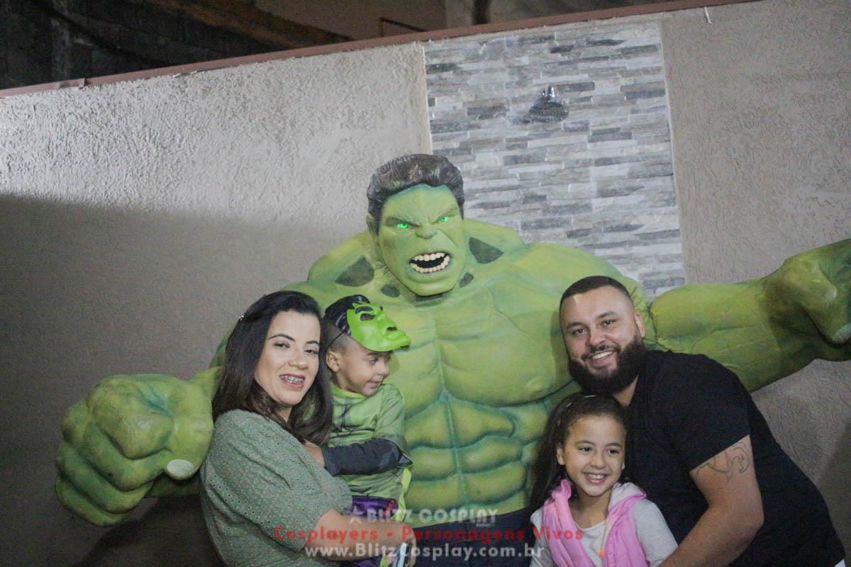 Hulk Personagem Vivo Para Festas e Eventos.