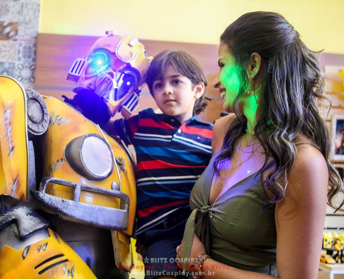 Bumblebee Personagem Vivo Para Festas.