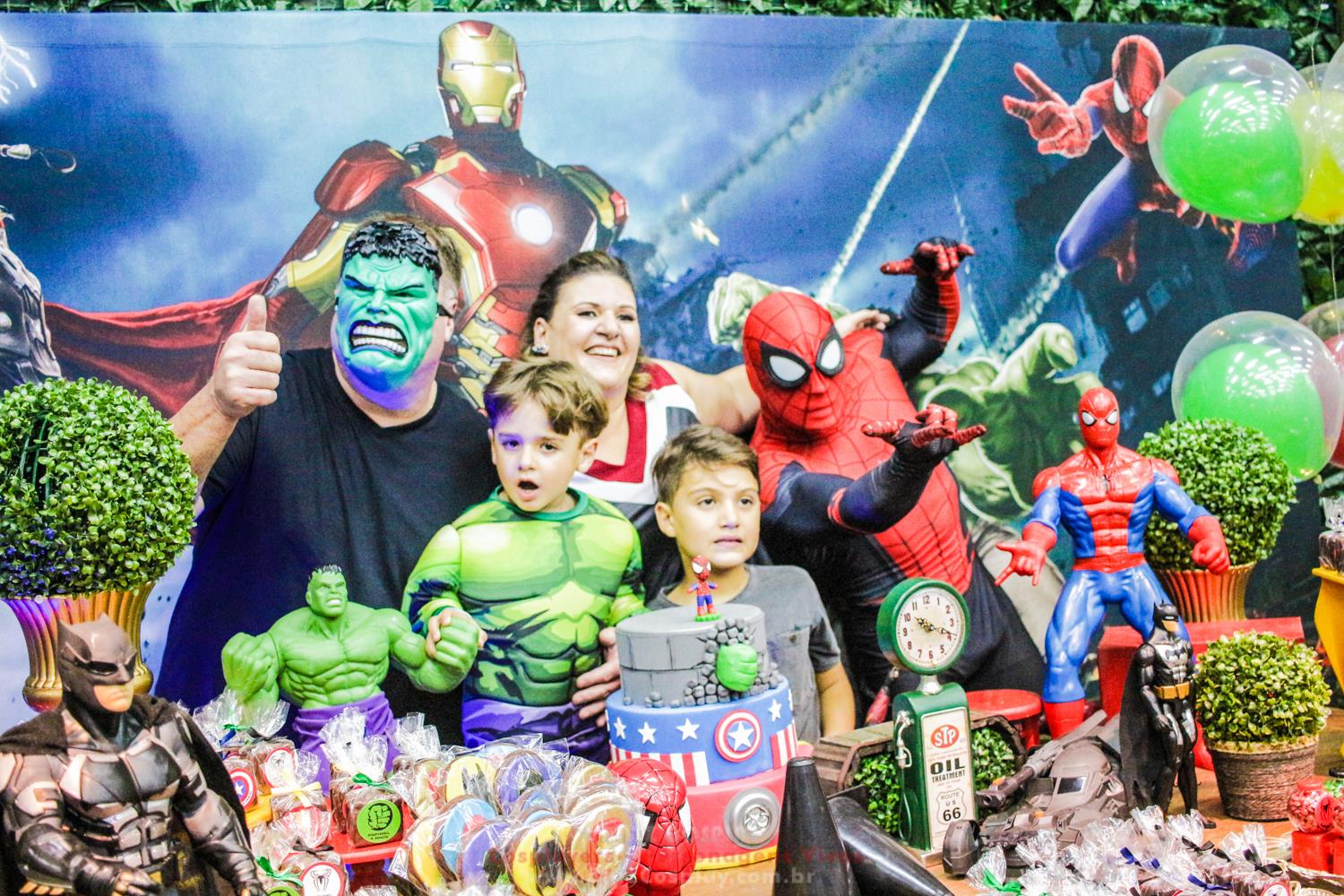 Hulk Personagem Vivo Para Festas