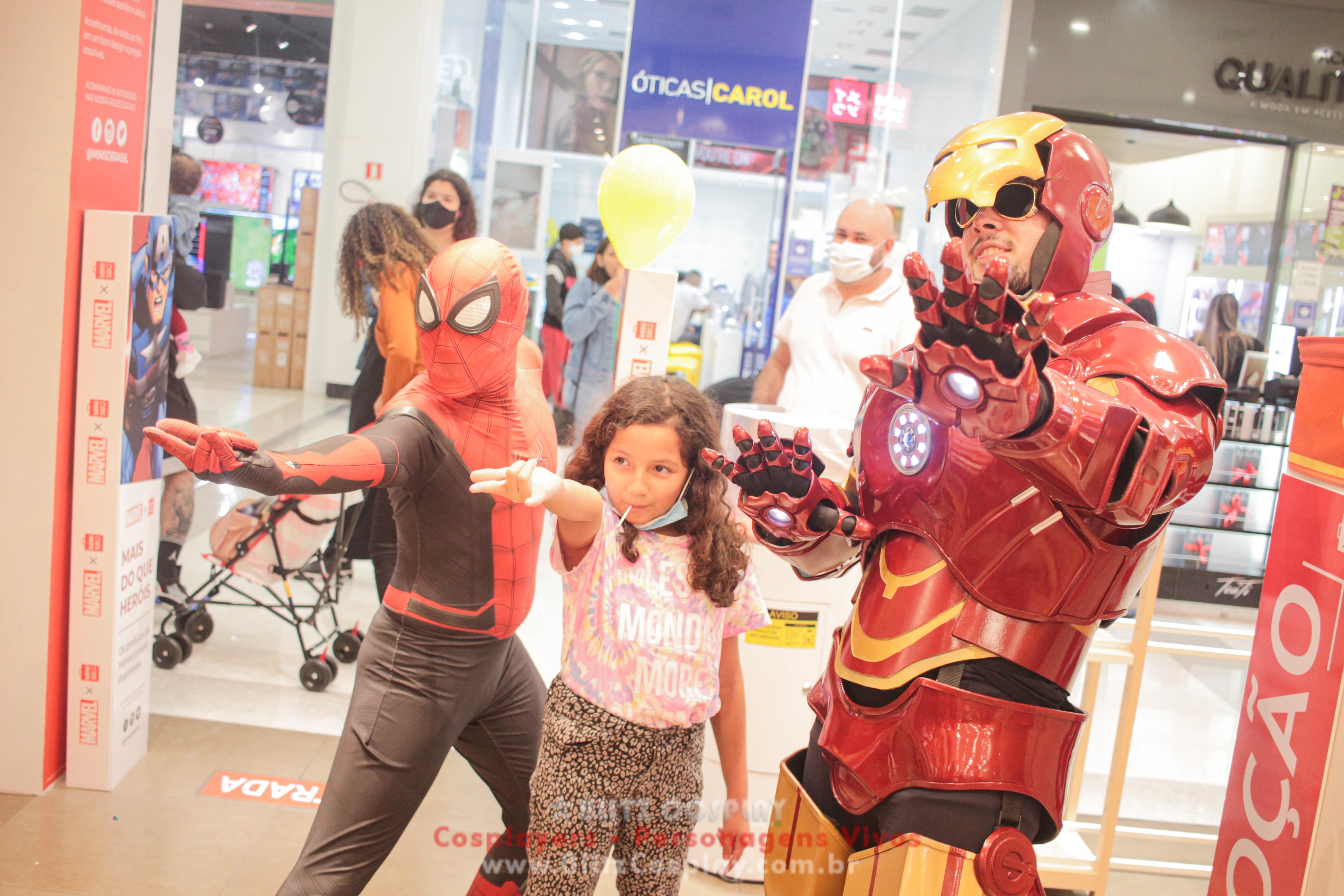 Heróis Personagem Vivo Para Festas e Eventos.
