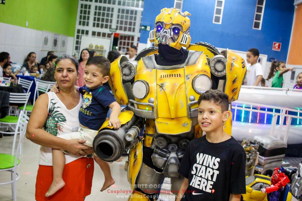 Bumblebee Personagem Vivo Para Festas.