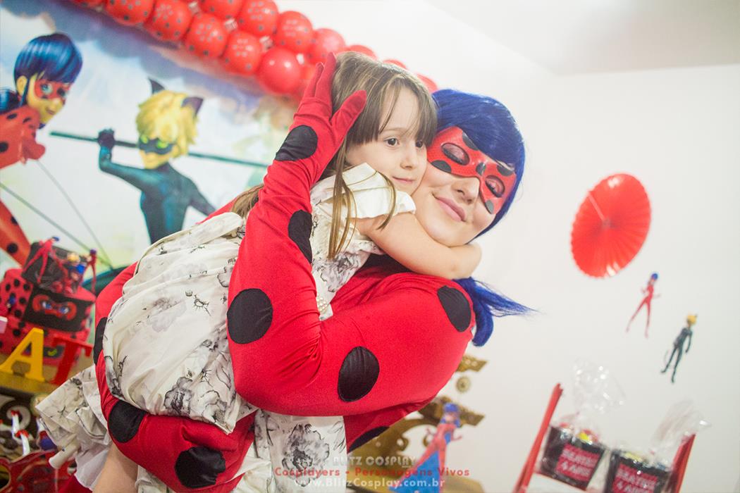 Ladybug Personagens vivos para festa