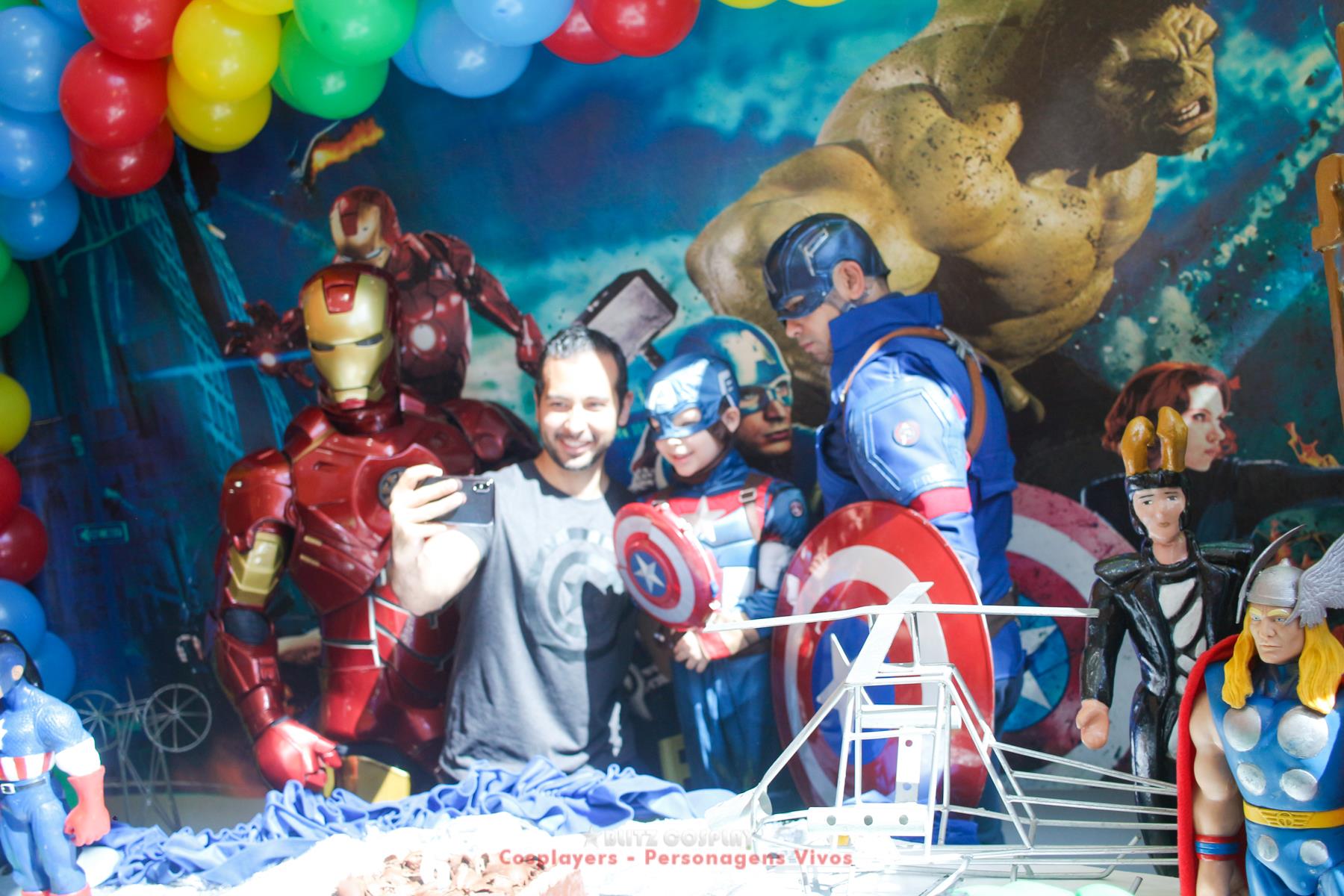 Capitão America personagem para festas